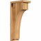 Ekena Millwork Huntington Rough Sawn Corbel w/Backplate, Western Red Cedar, 6"W x 10"D x 22"H COR06X10X22HUN01RWR - alternate 1